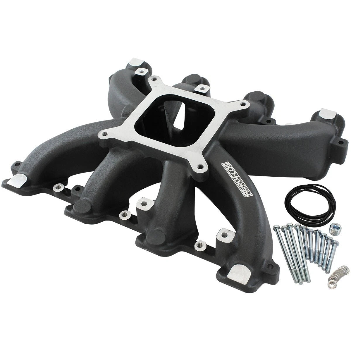 LS1 Cathedral Port Carburettor Street Single Plane Intake Manifold Black
