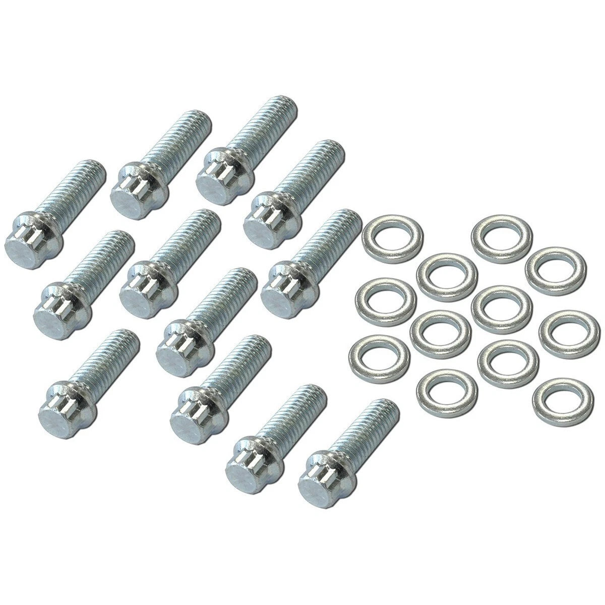 Small Block Chev Intake Bolts 3/8-16" 1" UHL 12 Point Head Pack of 12