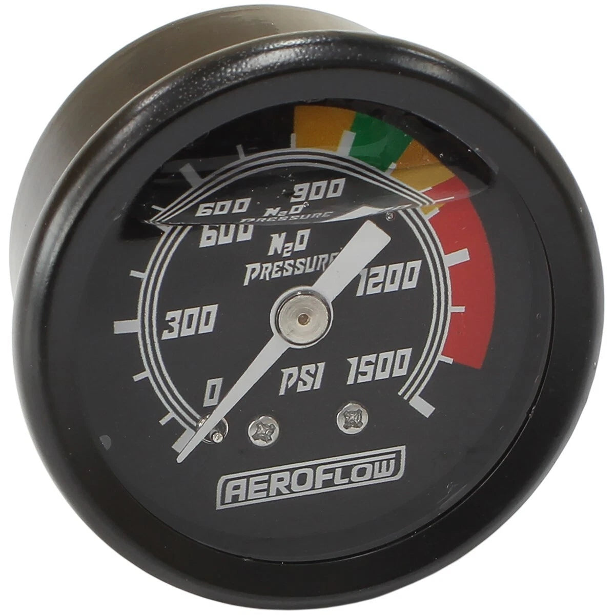 1-1/2" Nitrous Pressure Gauge 0-1500 psi, Black Face