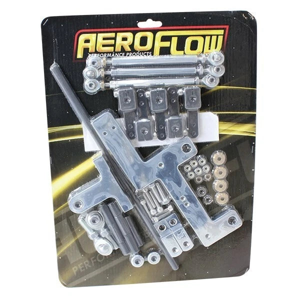 4150 Holley Dual Carburettor Blower Linkage Kit Sideways Mount Carburettors