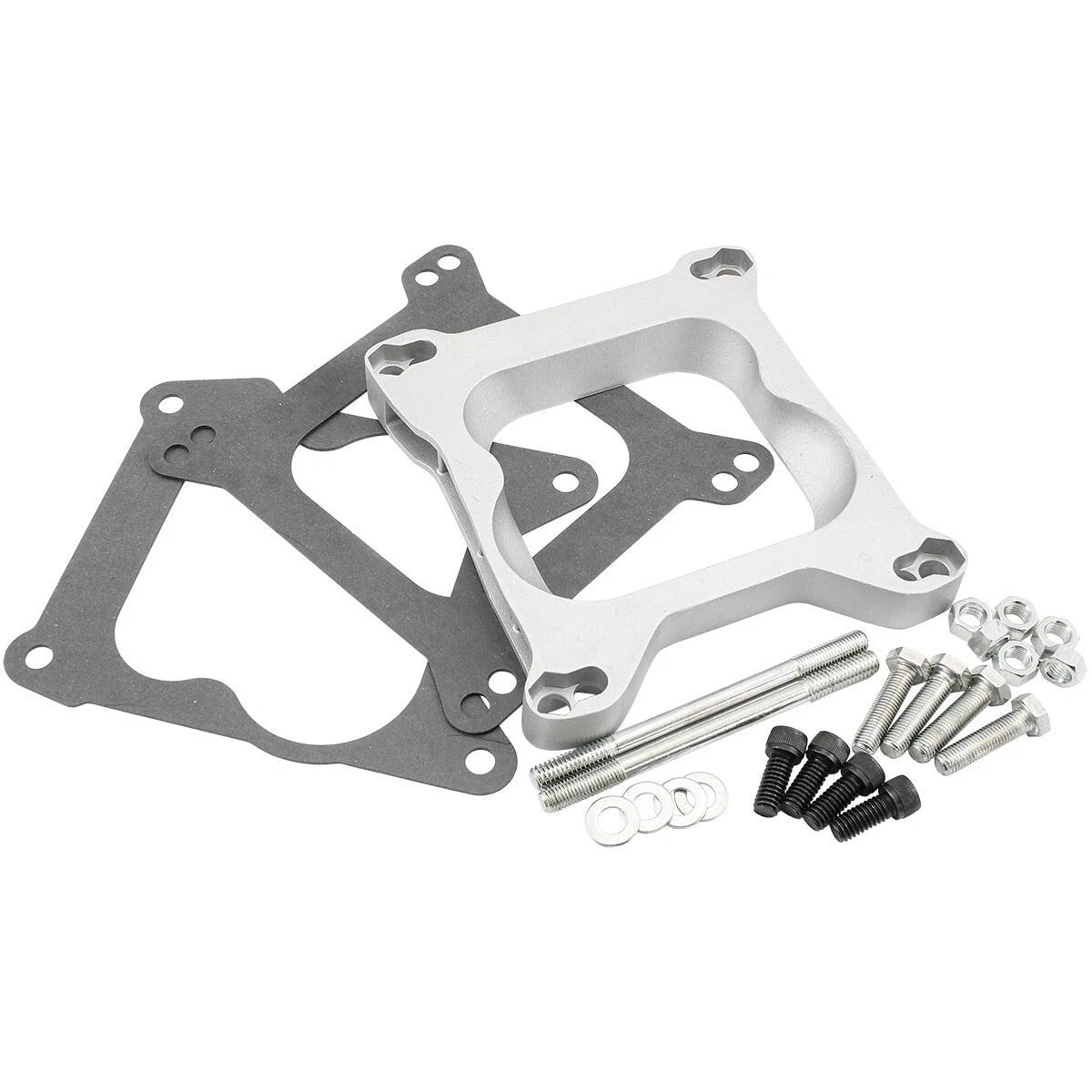 Carburettor Alloy 3/4" Adapter Square Bore to Spread Bore Manifold