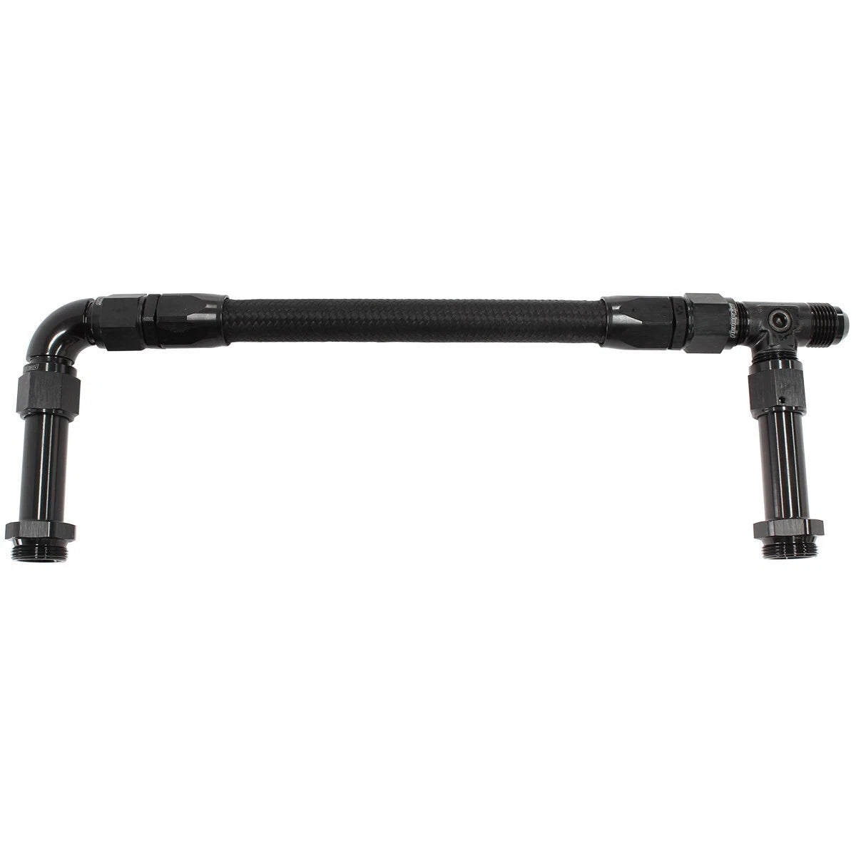 Holley Braided Fuel Rail Kit -8AN Dominator 4500 Black