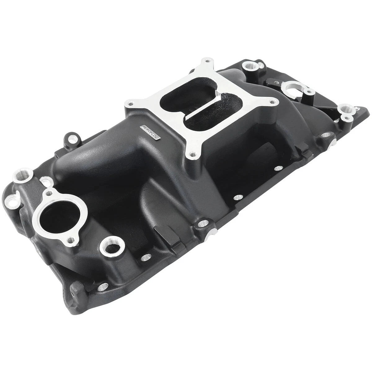 Big Block Chev Air Gap Dual Plane Intake Manifold Oval Port Black