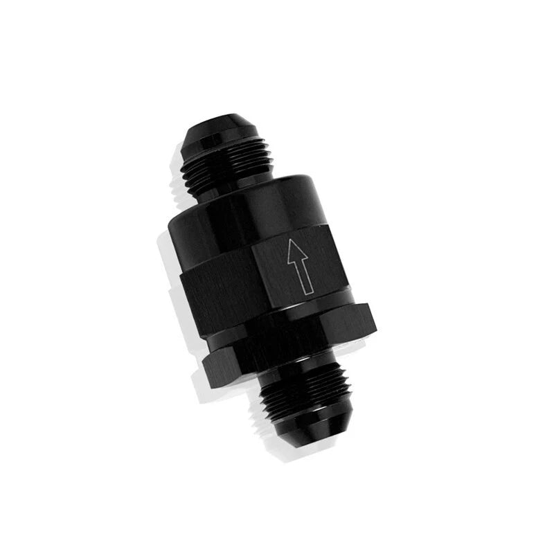 Inline Check Valve -8AN Black 29mm Length