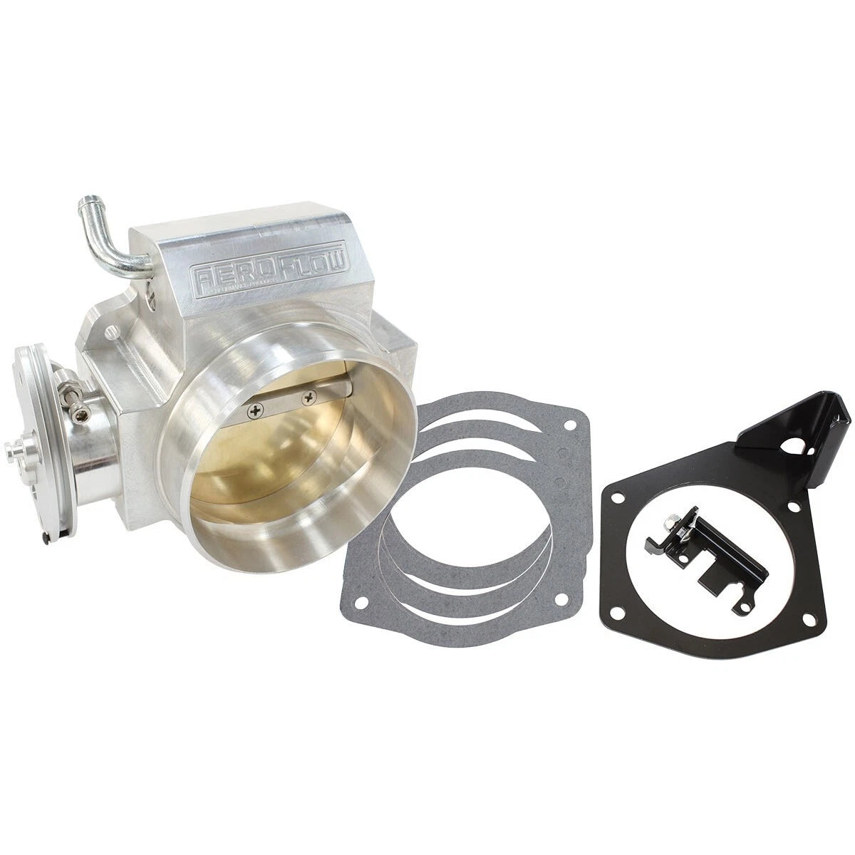 Billet 95mm Throttle Body Polished Finish 4 Bolt GM LS1 LS2 Series