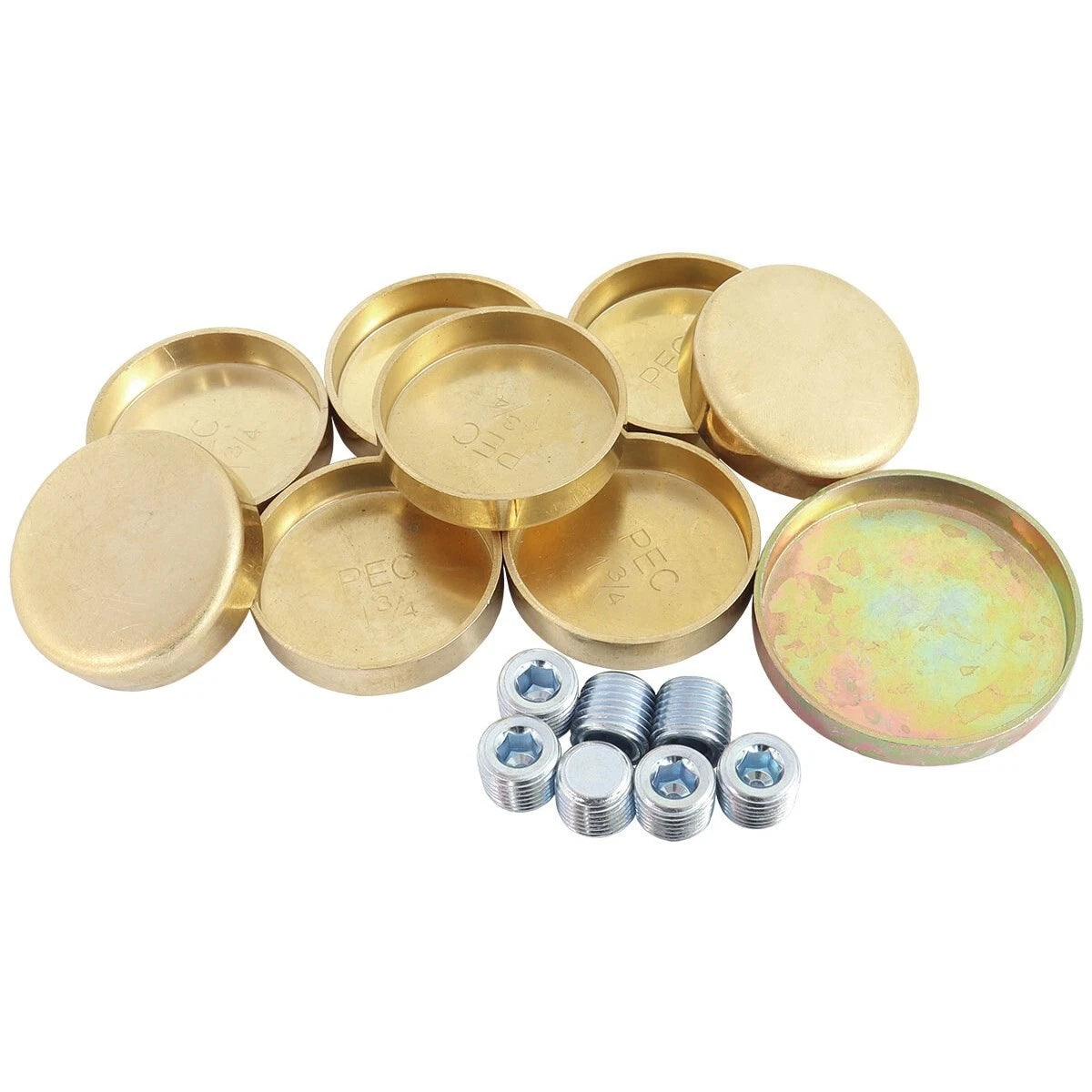 Big Block Chevy V8 396 427 454 502 Welsh Plug Kit Brass Material