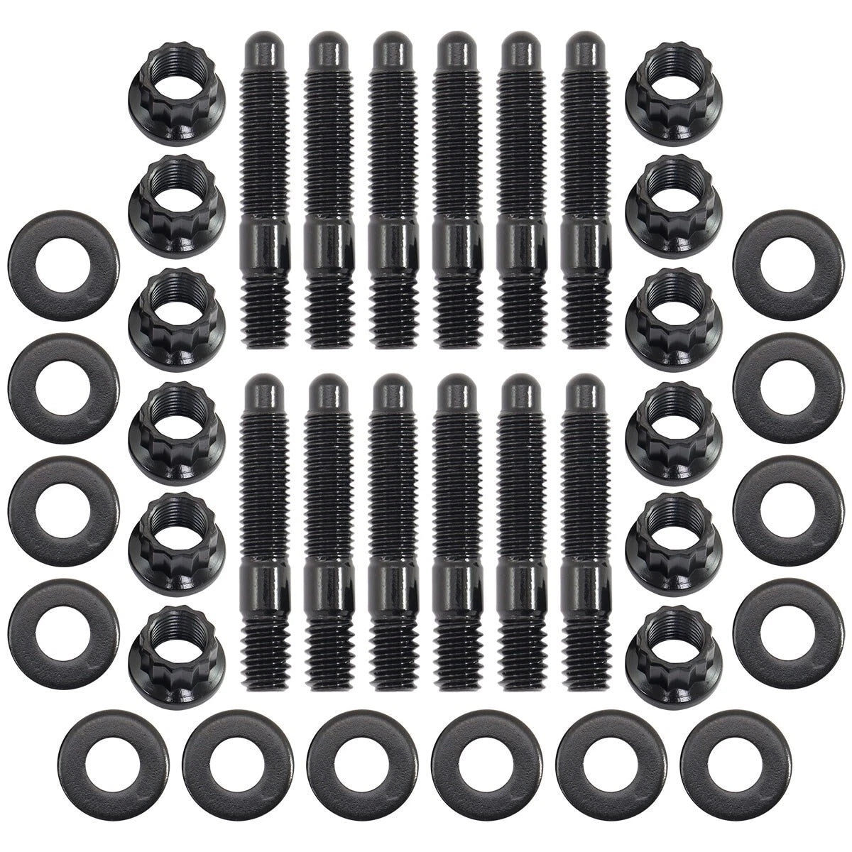 Universal Valve Cover Stud Kit 1/4-20" OAL 1.50", Pack of 12