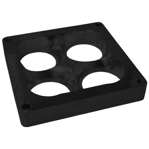1"Tapered High Velocity Carburetor Spacer Black Finish Suit4500 Dominator Flange