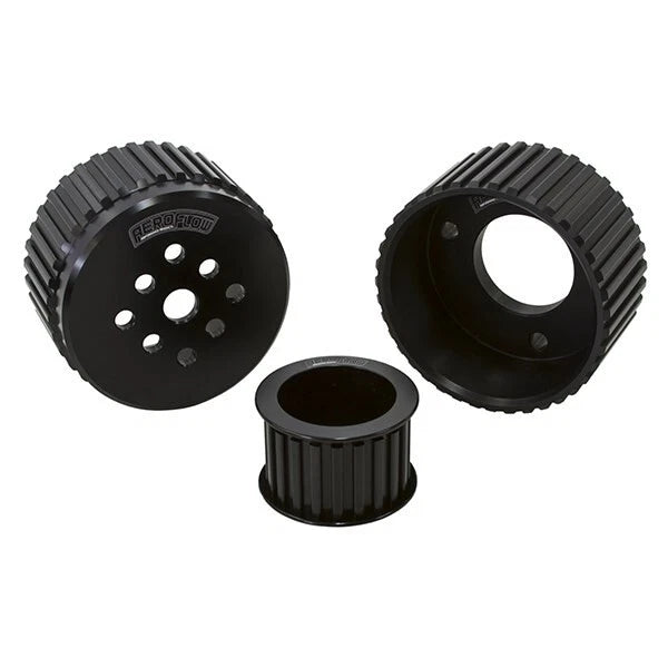 Chevrolet Small & Big Block Gilmer Drive Kit Short Water Pump Black