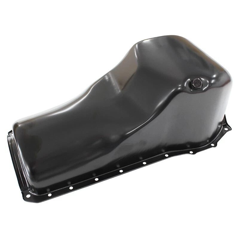 Ford V8 Cleveland 302 351 Standard Replacement Oil Pan, Black Finish