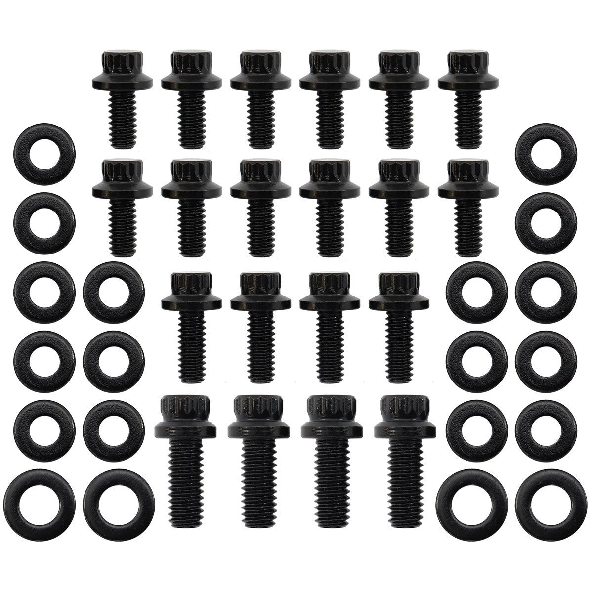 Holden V8 253 304 308 Oil Pan Sump Bolt Kit Black