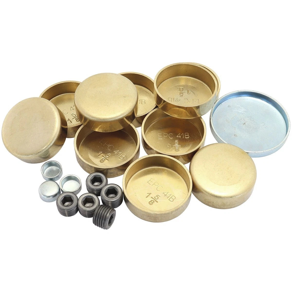 Small Block Chevy 305 307 327 350 400 Welsh Plug Kit Brass Material