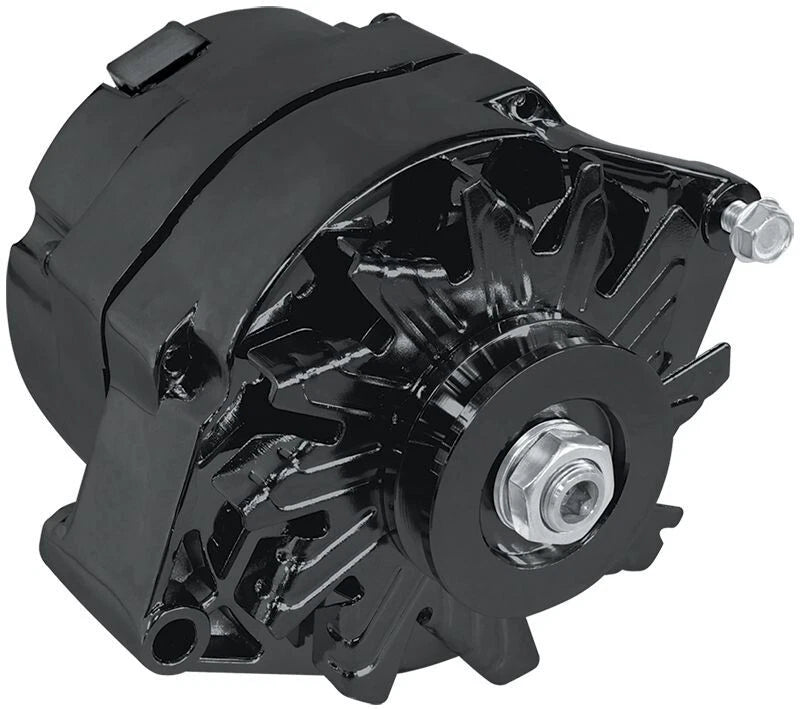 140amp Chev Gm Style 1-Wire Alternator Black