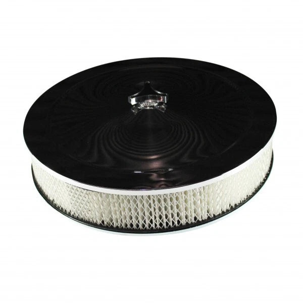 14" x 3" Chrome Air Filter Assy Suit Holley 4150 4160 2300 5-1/8 Neck