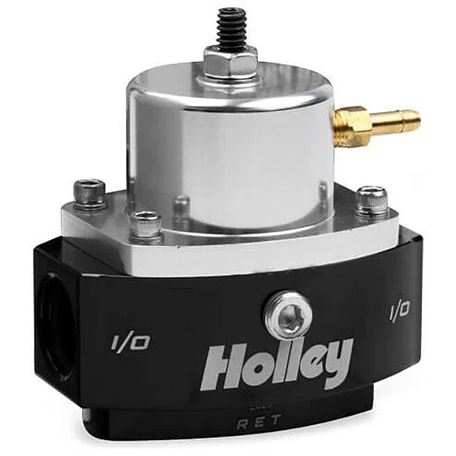 Holley 12-879 Billet Bypass Return Style Fuel Press Reg Boost Ref. 4-65 Psi Adj.