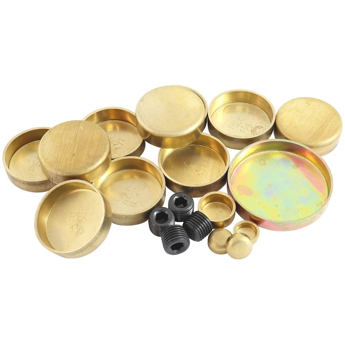 Ford V8 289,302,351 Windsor Welsh Plug Kit Brass Material