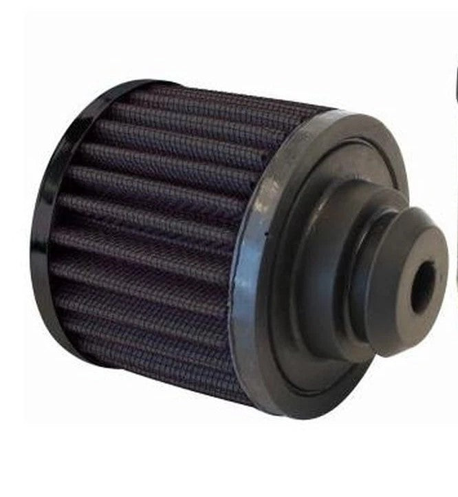Black Push In Breather 3" O.D. x 2-1/2" High, 1-1/4" Flange