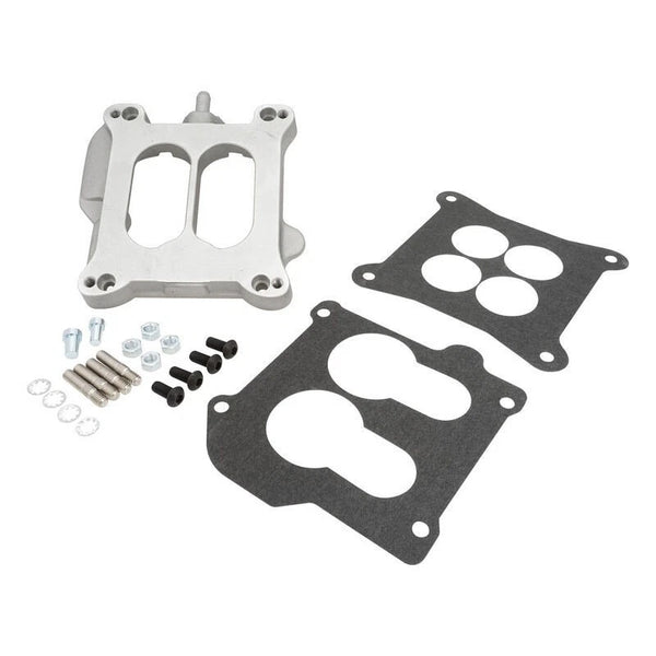 Holley Square Bore Adaptor To Suit Ford Carter Thermoquad Manifold Base
