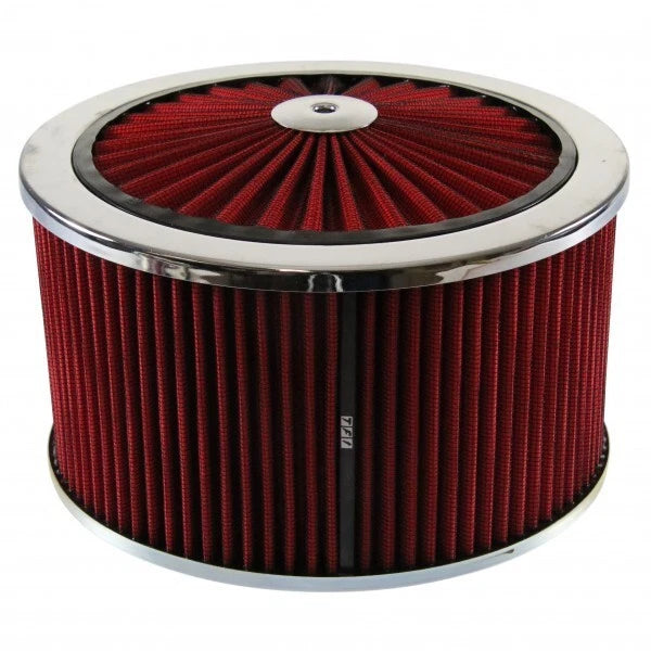 9" x 5 " Hi Flow Red Air Filter Assy Suit Holley 4150 4160 5-1/8 Neck