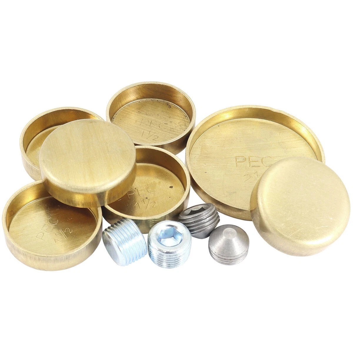 Ford V8 302 351 Cleveland Welsh Plug Kit Brass Material