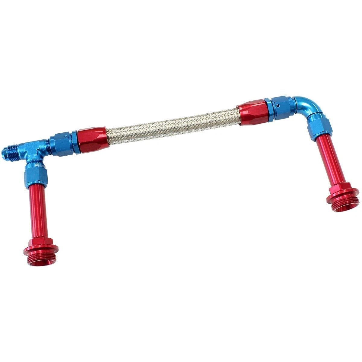 Holley Braided Fuel Rail Kit -6AN Double Pumper & Avenger Series