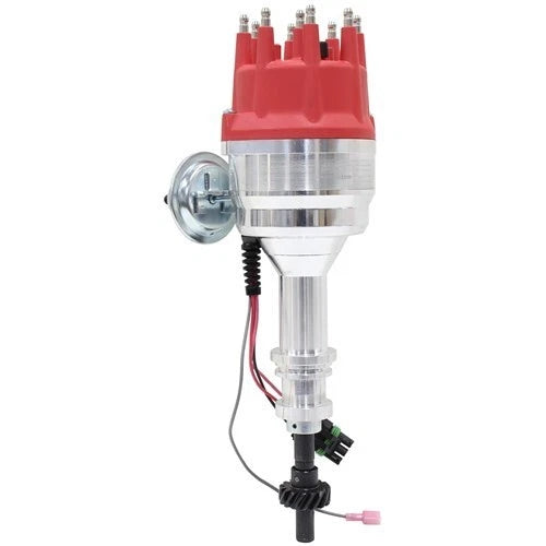 Ford Cleveland Ready to Run Distributor, Early 13mm Shaft Red Cap