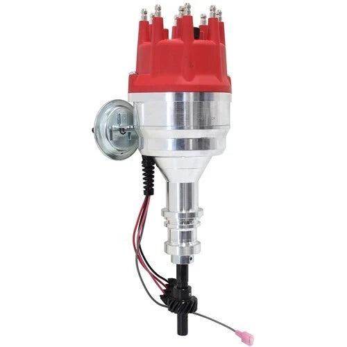 Ford Windsor 289 302 Ready to Run Distributor, Alloy Red Cap