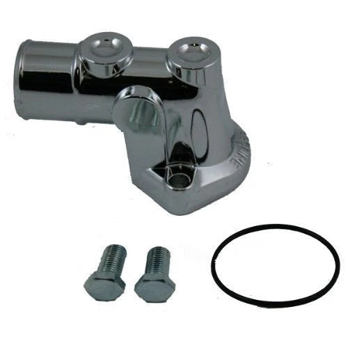 Thermostat Housing Ford V8 Cleveland 302 351 Chrome 90 Degree