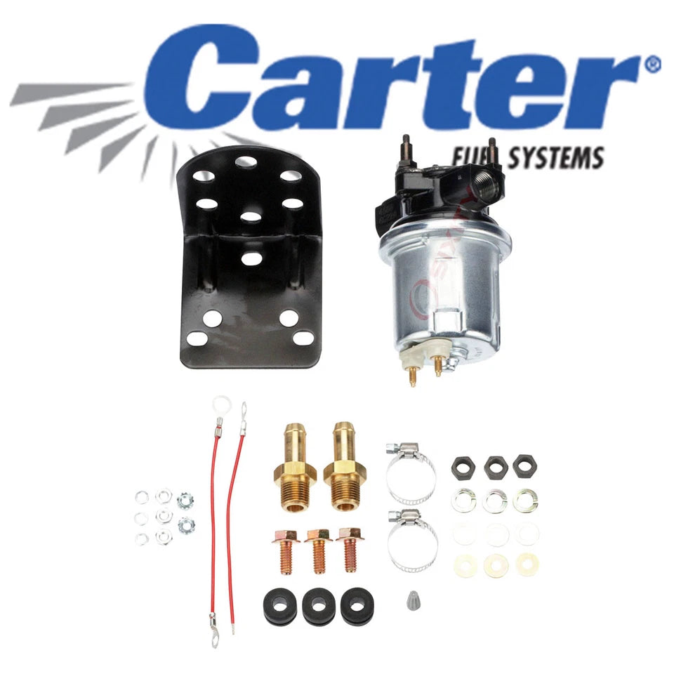 Genuine Carter Silver P4600HP Competition Series Electric Fuel Pump 6-8 PSI